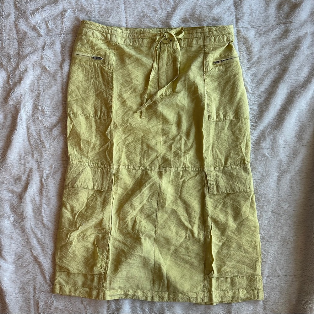 NWOT Free People Evie Column Midi Cargo Skirt, 0 - Picture 2 of 5